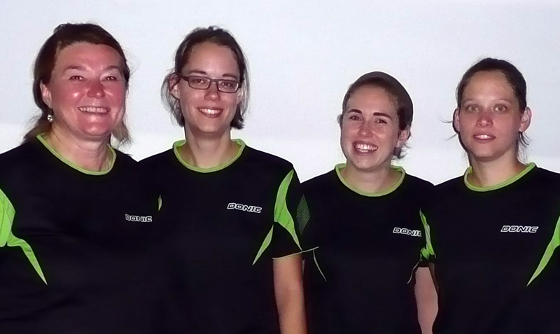 Daniela Baumannm, Sabrina Negele, Christina Denz und Ines Langer